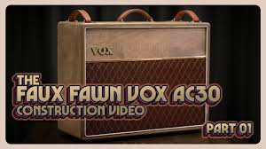 fawn ac30 inspired cabinet build you