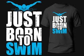 swim swimming t shirt designs graphic