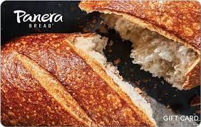 panera bread 100 gift card email