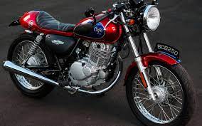 suzuki 250 cafe racer 2 blue collar