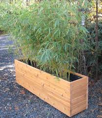 outdoor wooden planters