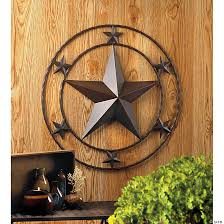 Texas Star Wall Décor 24x4x24