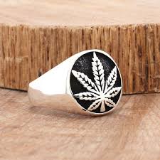 solid 925 sterling silver weed
