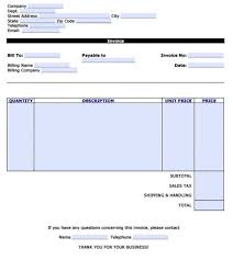 Free Personal Invoice Template Excel Pdf Word Doc Microsoft Works