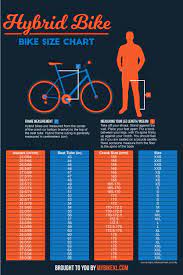 bike size chart 2022 bmx city hybrid