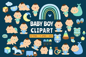 baby boy clipart cute baby clip art