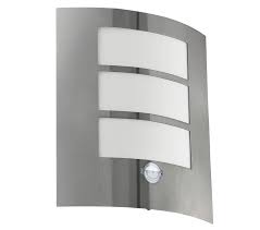eglo city outdoor wall light with