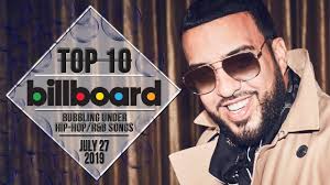 Top 10 Us Bubbling Under Hip Hop R B Songs July 27 2019 Billboard Charts