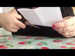 How To Make A Simple Book Out Of A Sheet Of A4 Paper