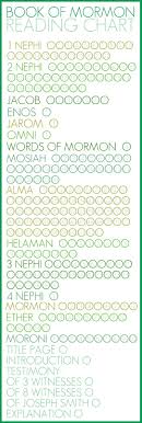 The Harris Family Book Of Mormon Reading Chart Printable