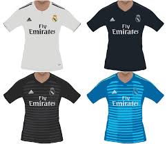 Escudo real madrid pes 2018 / animated adboard for real madrid pes 2018. Real Madrid 2018 2019 Home Away Gk Kits For Pes 2018 By Tekask1903 Pes Patch