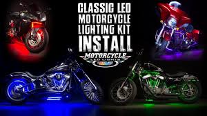 Ledglow Classic Motorcycle Lighting Kit Install Youtube