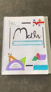 Page de garde de Maths #rentree#pagedegarde#maths#pourtoi#drawing | TikTok