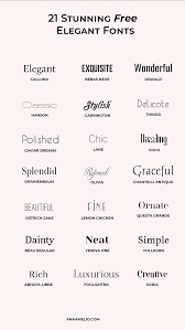20 beautiful and free elegant fonts