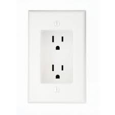 gang recessed duplex power outlet