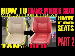 Automotive Leather Dye Bmw E90 Seats