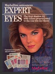 maybelline 1980s print adver ad