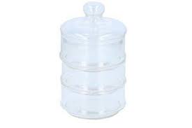 Stackable Glass Jars 3 Tier Glass