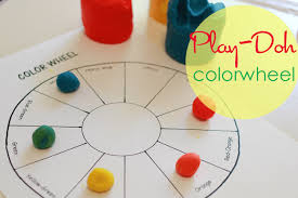 play doh colorwheel activity deep