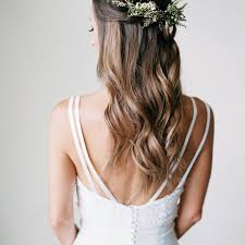 Tie your top hair into a luscious half ponytail and leave the remaining hair down. 41 Gorgeous Half Up Half Down Wedding Hairstyles