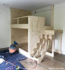 Diy Bunk Beds With Stairs Hot 51
