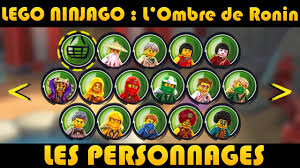 LEGO Ninjago : Les Personnages / Characters - YouTube