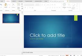 Ion Blue Powerpoint Template