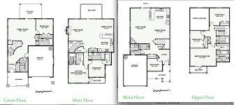 Second Level Living Floor Plan Vs Main