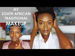 easy south african traditional makeup