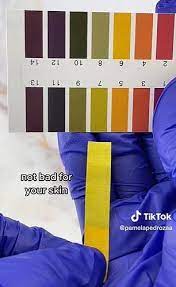 beauty expert tests ph levels of