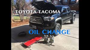 changing the oil on a 2016 tacoma