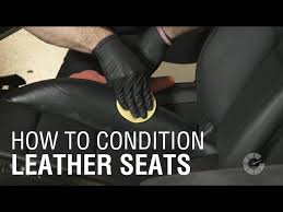 How To Condition Leather Seats