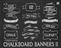 free chalkboard banner cliparts