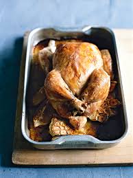 Place in your preheated oven and immediately reduce the heat to 375 degrees. Thyme And Garlic Roasted Chicken Donna Hay