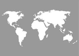 Weltkarte länder umrisse schwarz weiß weltkarte umriss. Schablone Weltkarte A5 Polyester Gunstig Kaufen Ebay