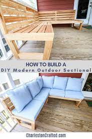 Build A Diy Modern Outdoor Sectional Couch