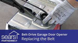 belt on a belt drive garage door opener
