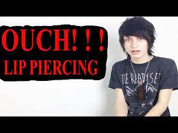do lip piercings hurt you