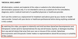 disclaimers for you videos