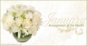january flower arrangement of the month