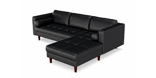 Madden 2 Piece Leather Daybed Black