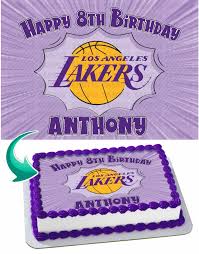 View player positions, age, height, and weight on foxsports.com! Los Angeles Lakers Edible Cake Topper