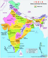 political map of india political map