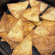 air fryer flour tortilla chips