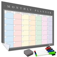 Rainbow Weekly Wall Planner Calendar