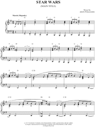 Star wars main theme sheet music clarinet sheet music clarinet. Star Wars Main Theme From Star Wars Sheet Music Piano Solo In G Major Transposable Download Print Sku Mn0042258