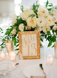 what to put on wedding reception tables