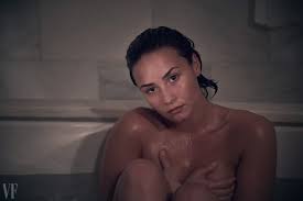 Demi Lovato s Spontaneous Nude Makeup Free Photo Shoot Vanity Fair