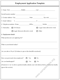 Blank Job Application Form Free Printable Template Word Inherwake