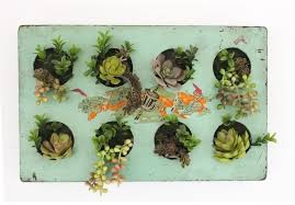 Easy Succulent Wall Decor From A
